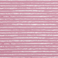 Jerseystoff Streifen blurry stripes, weiß altrosa