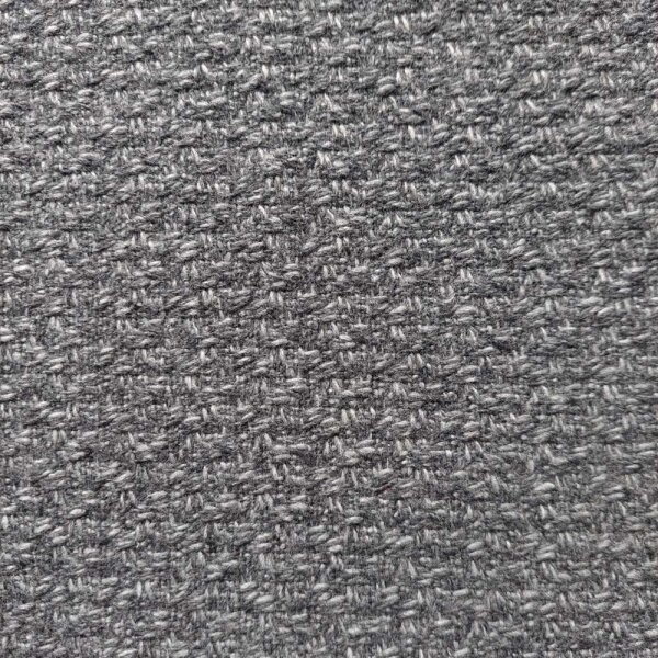 Italienischer Wollstoff mit Textur -grau - Made in Italy