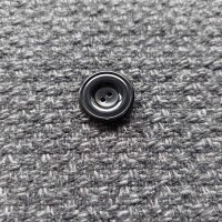 Italienischer Wollstoff mit Textur -grau - Made in Italy