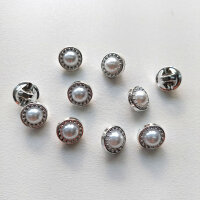 1 Set/ 5 Knöpfe - Knopf in Perlen-Optik mit...