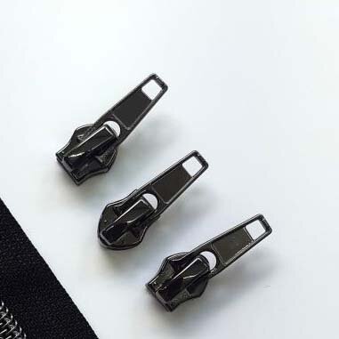 Schieber Reißverschluss endlos 3 mm Spirale, gunmetal